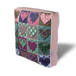 Aberto Design Cojín YM1168 Multicolor 42 x 42 cm